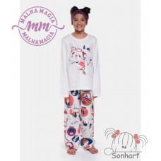 PIJAMA  KIDS FEMININO - INVERNO